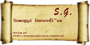 Somogyi Genovéva névjegykártya